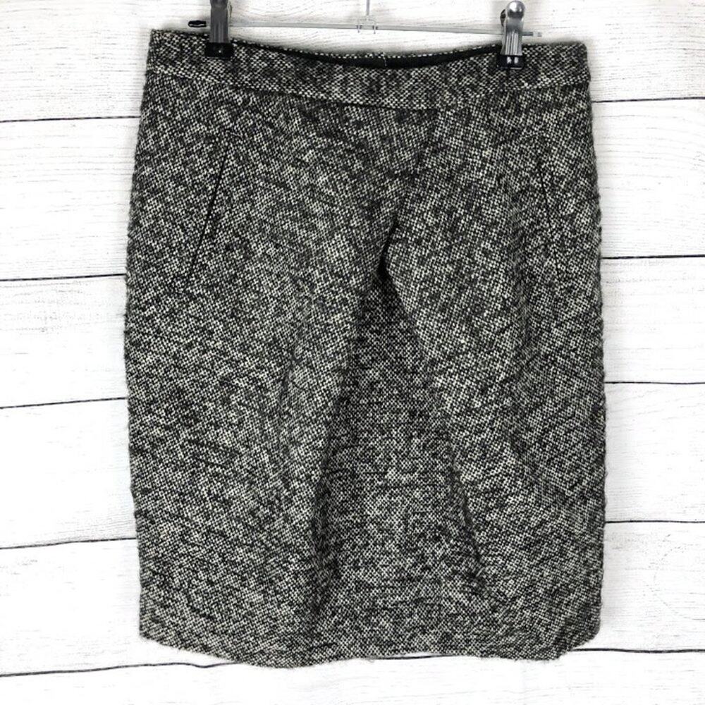 Martin + Osa | Wool Mohair Blend Pencil Skirt